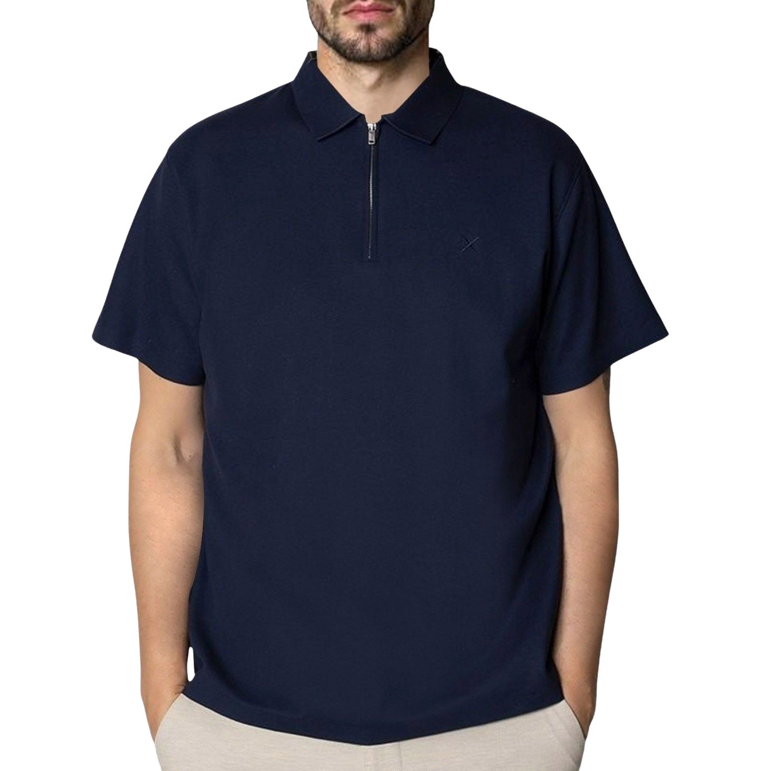 Clean Cut Copenhagen Joss Zip Polo Men | Plutosport